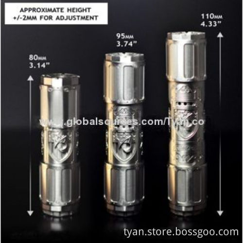 2014 Hot-selling Flip V3 Mod with 3.7-4.2V Voltage, Made of Stainless Steel
